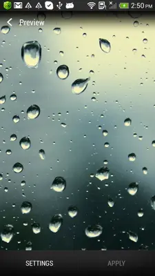 Water drops android App screenshot 1